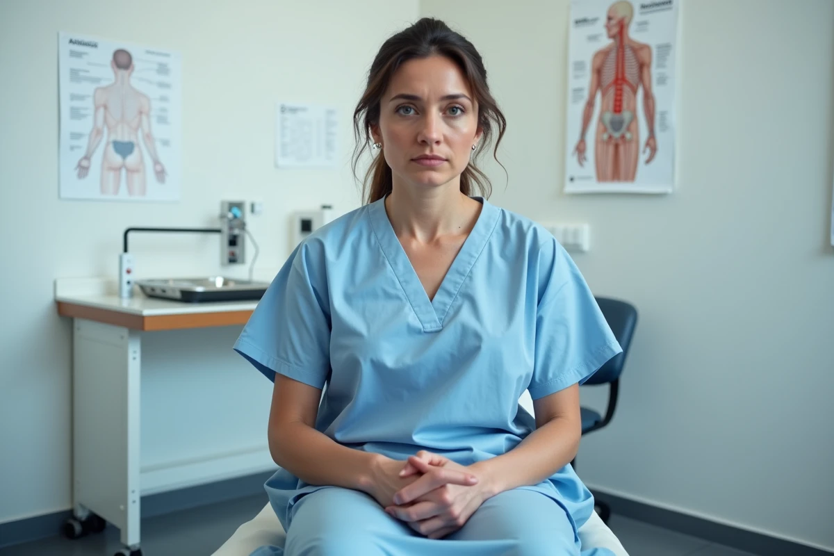 Patiente atteinte d'une maladie auto-immune rare du système nerveux périphérique lors d'une consultation neurologique